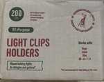 Christmas Clips - Set Of 200 Mini For Lights. Fixed Price $19.88.
