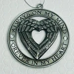 Christmas Ornament Metal Heart Wreath Xmas Holiday Always On My Mind. Fixed Price $9.79.
