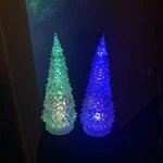 Christmas Led Lighted Color Changing Acrylic Trees. 12.75 Amazing Lights.. Fixed Price $46.00.