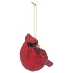 Raz Imports Red Cardinal Bird Glass Christmas Tree Ornament 5.25 Inch. Fixed Price $21.44.