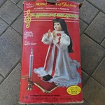 Vtg '92 Telco Motion-ettes Christmas Child's Prayer Animated Musical Doll Fig. Fixed Price $32.00.