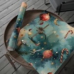 Festive Wrapping Paper, Holiday Gift Wrap, Christmas Decoration, Unique .... Fixed Price $35.48.
