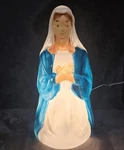 General Foam Plastics Mary Blow Mold Lighted Nativity Figurine 28IN Christmas. Fixed Price $49.99.