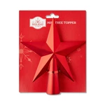 Holiday Time Red Star Christmas Mini Tree Topper 6" X 5". Fixed Price $9.99.