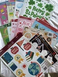 Holiday Themed Window Gel Clings Lot Of 20 Packs Home/classroom Decor. Fixed Price $10.00.