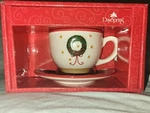 Dayspring The Meaning Of Christmas Wreath Cup And Saucer. Fixed Price $34.00.