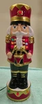 Hand Painted 12" Ceramic Nutcracker Led Lighted Holiday Christmas Decor Display. Fixed Price $24.52.