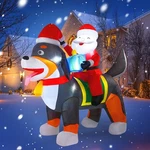 Koncifun 7.2 Ft Christmas Inflatables Yard Decorations Outdoor Multicolor. Fixed Price $80.55.