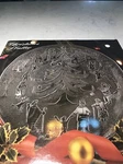World Bazaars Christmas Platter W/box Glass 12.5 Round Clear Plate Winter-italy. Fixed Price $9.99.