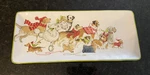 Pier One 1 Park Avenue Puppies Christmas Serving Tray Platter Dogs Holiday Euc. Fixed Price $25.00.