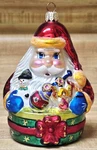 Vintage Retired Christopher Radko Santas Favorites 5" Glass Ornament 1999. Fixed Price $35.00.