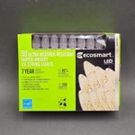 Ecosmart 50 Led C6 String Lights 16FT Warm White Indoor Outdoor Nib. Fixed Price $18.00.