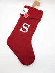 Target Wondershop Stocking Monogram Letter "s" Initial Holiday Knitted Gift New. Fixed Price $17.99.