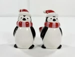 Target Threshold Christmas Penguin Salt And Pepper Shakers Ceramic Holiday Set. Fixed Price $16.95.