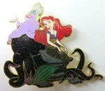 Disney Pin Fairytale Designer Heroes Villains Ariel & Ursula 1000 #110678. Fixed Price $65.00.