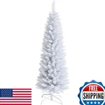 Giantex 6FT Artificial Pencil Christmas Tree Unlit Pine 340 Pvc Tips. Fixed Price $87.58.