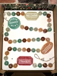 John Derian Vintage Style Christmas 60" Glass Sugared Candy Garland Pastel Color. Fixed Price $119.99.