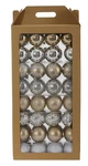 Nearly Natural Shatterproof Ornament Set Champagne Silver Christmas Decor Boxed. Fixed Price $99.99.