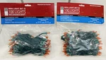 2-PACK Of Vickerman 100 Sets Gold Mini Halloween Indoor/outdoor 64'. Fixed Price $22.99.