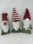 St. Nicholas Square Gnome Throw Pillows Set Of 3. Fixed Price $20.00.