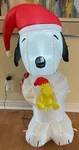 Gemmy Peanuts Snoopy & Woodstock Inflatable Airblown Holiday Lights Decor 3.5 Ft. Fixed Price $34.50.