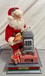 1997 Holiday Creations Christmas Santa Pot Belly Stove Musical Figure Display. Fixed Price $39.99.