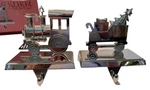 Klikel Stocking Hangers Christmas Train Holder Mantle Locomotive & Car 2 Pc. Fixed Price $21.99.