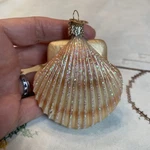 Old World Christmas Scallop Shell (12179) Glass Ornament W/owc Box. Fixed Price $13.24.