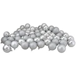 Northlight 60CT Silver Splendor 4-FINISH Christmas Ball Ornaments 2.5" (60MM). Fixed Price $31.49.