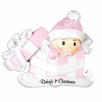 Grantwood Technology Personalized Christmas Ornament Kit Baby's First-baby Girl. Fixed Price $12.37.