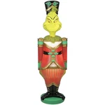 Dr. Seuss' The Grinch 885863 Giant Christmas Nutcracker Led Blow Mold Outdoor. Fixed Price $142.00.