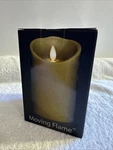 Liown Moving Flame Battery Operated Candle 3.5 X Forest Scent Sage Color. Fixed Price $21.41.
