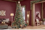 Home Accents Holiday 9' Sparkling Amelia Pine Led Pre-lit Christmas Tree. Fixed Price $395.99.