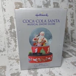 Hallmark 2001 Coca-cola Santa Christmas Musical Snow Globe Holiday Train Moves. Fixed Price $14.88.