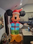Gemmy Huge 9FT Santa Mickey Mouse Christmas Inflatable Disney *video*tested!. Fixed Price $180.50.