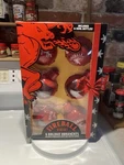 Fireball Cinnamon Whiskey Christmas Fillable Ornaments No Alcohol Bauble. Fixed Price $9.99.