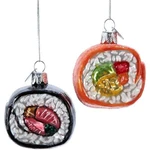 Kurt Adler Noble Gems Glass Sushi Christmas Ornament, Assorted (2 Pack). Fixed Price $15.06.