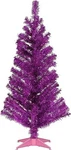 National Company Artificial Christmas Tree, Pink Tinsel, Includes Stand, 3. Fixed Price $20.99.
