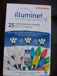 Illuminet 25 C9 Synchronized Color Changing Led Lights Sylvania. Fixed Price $49.99.