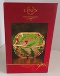 Lenox "holiday Gold" Votive Holly Berry Candle Holder Frosted Glass Nib. Fixed Price $14.99.
