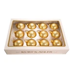 Kurt Adler Glass Ball Ornament For Christmas Tree, Gold Pattern (pack Of 12). Fixed Price $41.24.