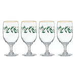 Lenox 849606 Holiday 4-PIECE Iced Beverage Glass Set, 14 Ounces, Red & Green. Fixed Price $65.99.