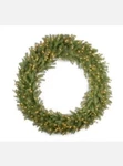 National Tree Company Pre-lit Artificial Christmas Wreath Green Norwood Fir W.... Fixed Price $199.99.