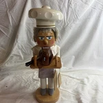 Steinbach 'big Chef' Handmade Nutcracker Vintage, Germany, 17". Fixed Price $101.50.