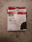 Living Solutions Indoor 15 Clear Led Lights. Fixed Price $5.00.