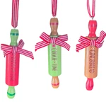 Baking Rolling Pins Ornaments Kurt Adler Food Gingerbread Cooking Wooden. Fixed Price $7.20.