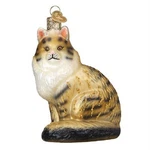 Old World Christmas Maine Coon Cat Glass Ornament Free Box 12583. Fixed Price $19.98.