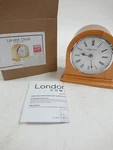 London Clock Company Wooden Mantel 06428 Roman Numerals Boxed Working. Fixed Price $22.86.