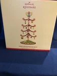 Hallmark 2017 Season's Treatings Mini Christmas Tree Display With 12 Ornaments. Fixed Price $34.50.