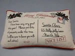 Christmas Pillow Farmhouse Rachel Ashwell 14"X24" Waterfowl Feather Filled. Fixed Price $52.95.